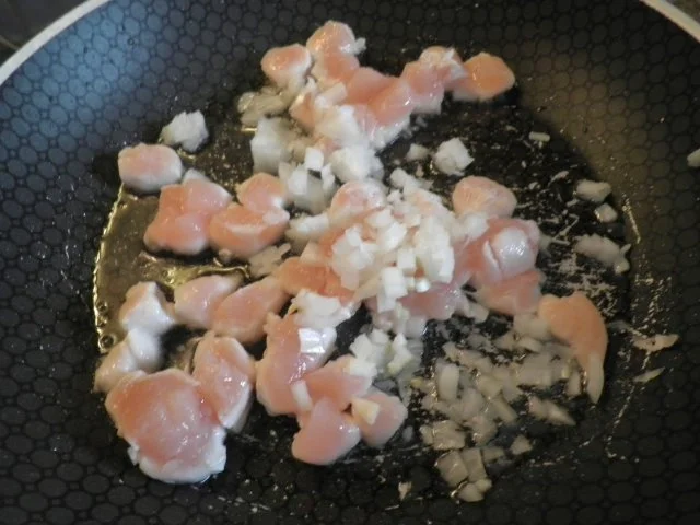 Rezept: Scharfe Bohnen - Hähnchen - Pfanne Bild Nr. 3 Scharfe Bohnen - Hähnchen - Pfanne - Rezept - Bild Nr. 3