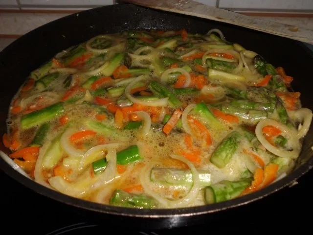 Eintopf: Fisch-Grüner Spargel-Topf - Rezept - Bild Nr. 3