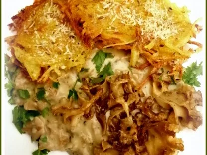 Krause Glucke mit Kartoffelrösti - Rezept