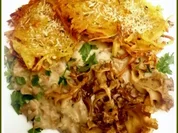 Krause Glucke mit Kartoffelrösti - Rezept