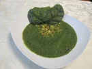 Spinatcreme-Suppe mit Croutons - Rezept