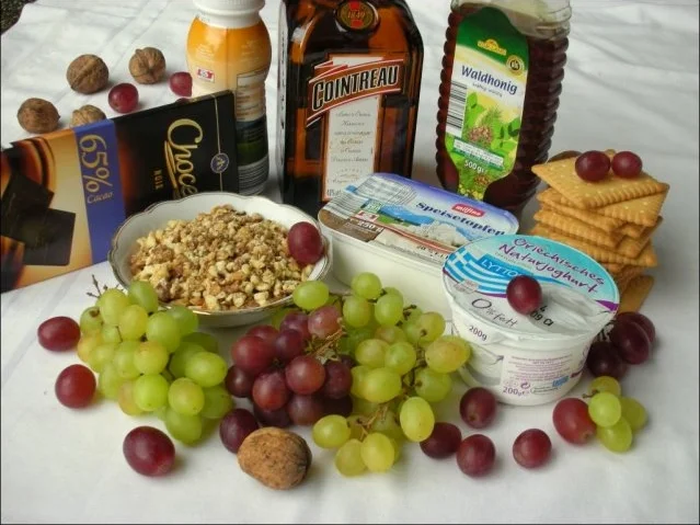 Weintrauben Dessert mit Quark - Joghurtcreme - Rezept - Bild Nr. 3