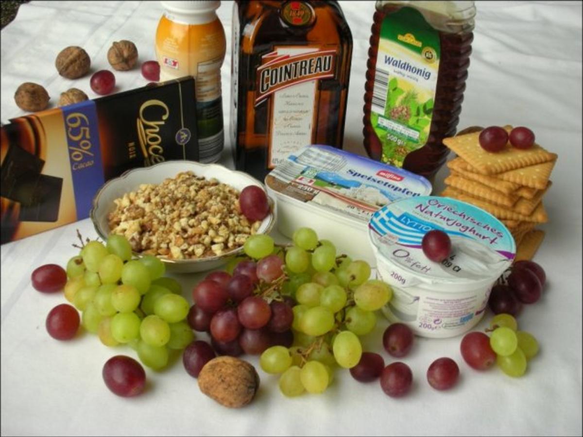 Weintrauben Dessert mit Quark Joghurtcreme - einfach - von Noriana