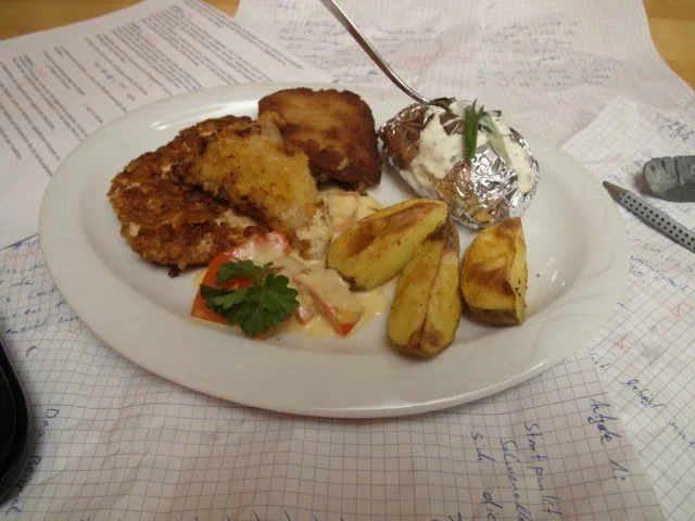 Rezept: Variation von Schnitzel und Kartoffel Variation von Schnitzel und Kartoffel - Rezept