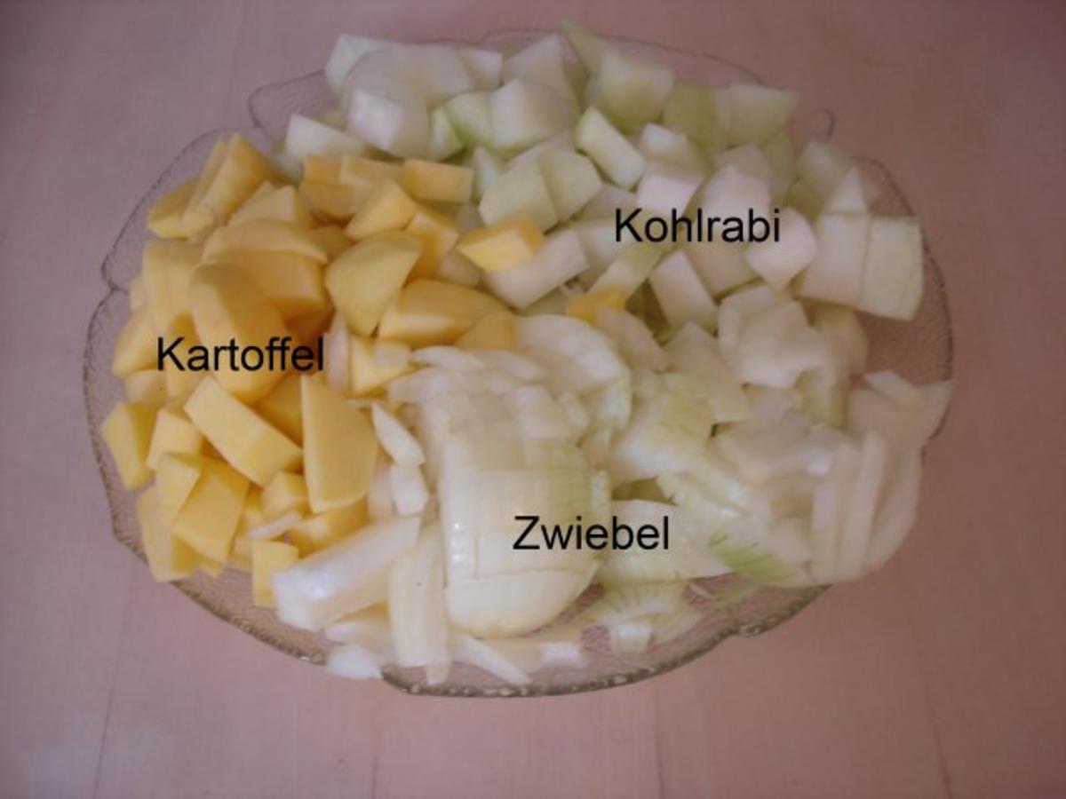 Riesen Wiesn-Schnitzel mit grünen Bohnen und Kohlrabi-Kartoffelstampf - Rezept - Bild Nr. 9