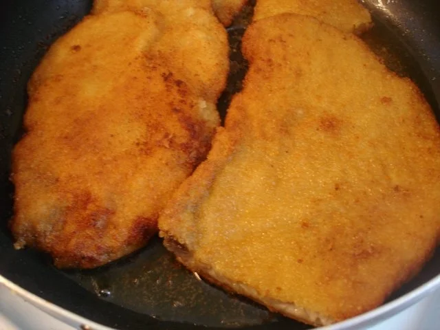 Riesen Wiesn-Schnitzel mit grünen Bohnen und Kohlrabi-Kartoffelstampf - Rezept - Bild Nr. 4
