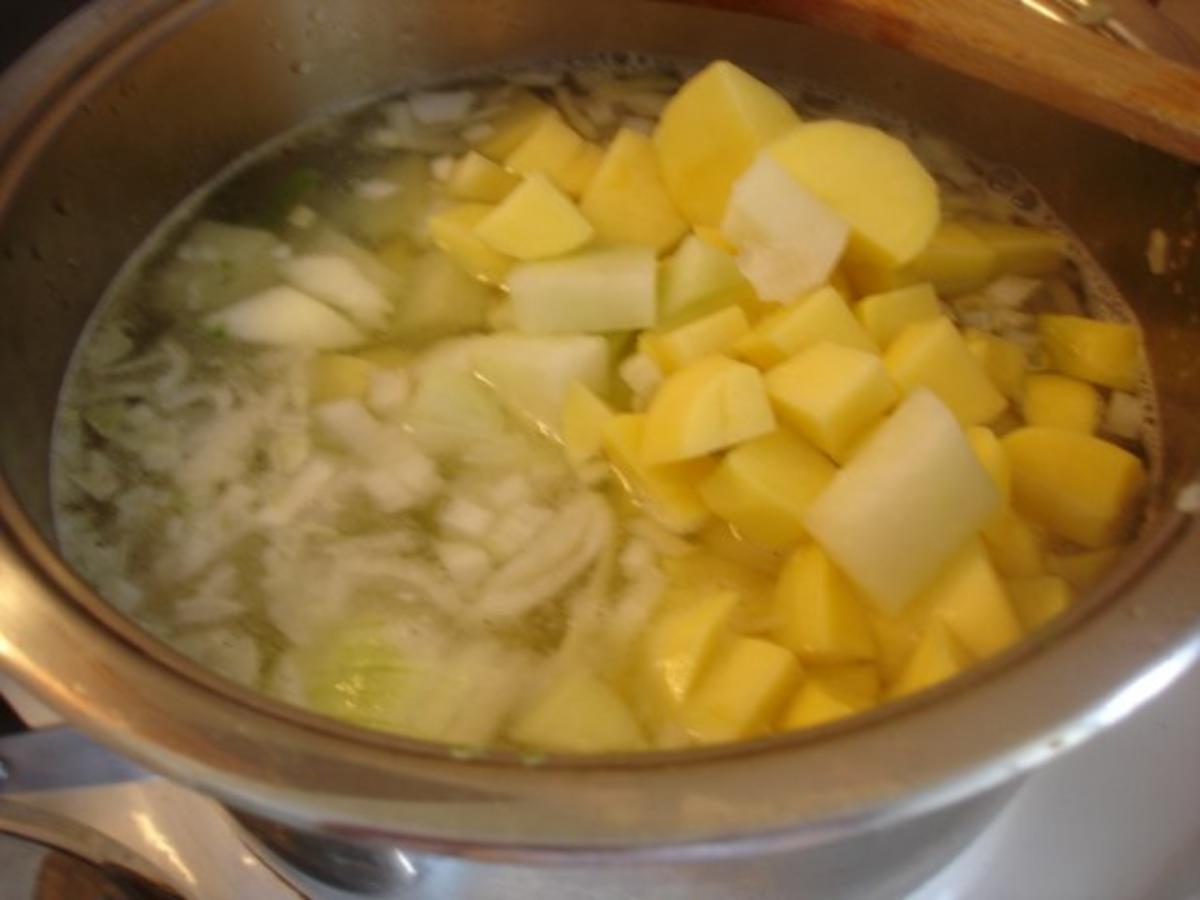 Riesen Wiesn-Schnitzel mit grünen Bohnen und Kohlrabi-Kartoffelstampf - Rezept - Bild Nr. 10