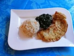 Rezept: Kochen:Scholle im Kräuterbackteig und Spinat Kochen:Scholle im Kräuterbackteig und Spinat - Rezept