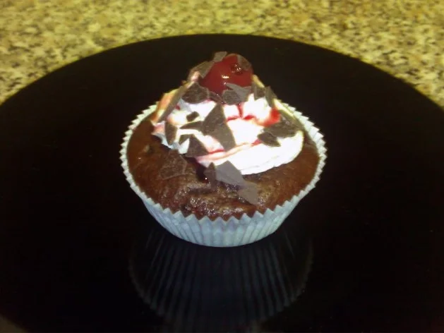 Rezept: Muffins Schwarzwälder Art Bild Nr. 2 Muffins Schwarzwälder Art - Rezept - Bild Nr. 2