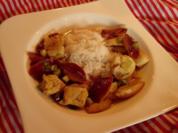 Hühnchen mit geschmorten Pflaumen oder Zwetschgen - Rezept