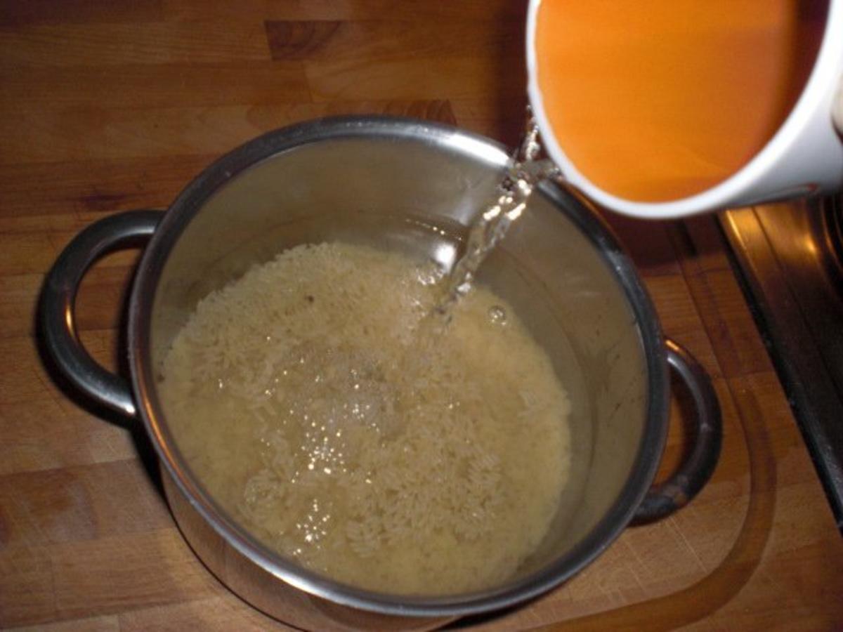 Erbsensuppe mal anders - mit Reis und Hackbällchen - Rezept - Bild Nr. 3