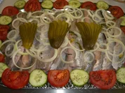 Rezept: Matjesplatte Nordsee Matjesplatte Nordsee - Rezept