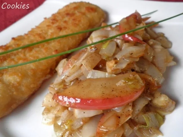 Warmer Chicoree - Salat - Rezept