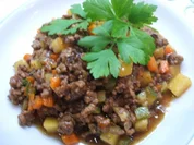 Fleisch: Hackfleischpfanne mit Gemüse - Rezept