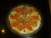 Rezept: Joghurtdessert mit Mandarine und Walnuss Joghurtdessert mit Mandarine und Walnuss - Rezept