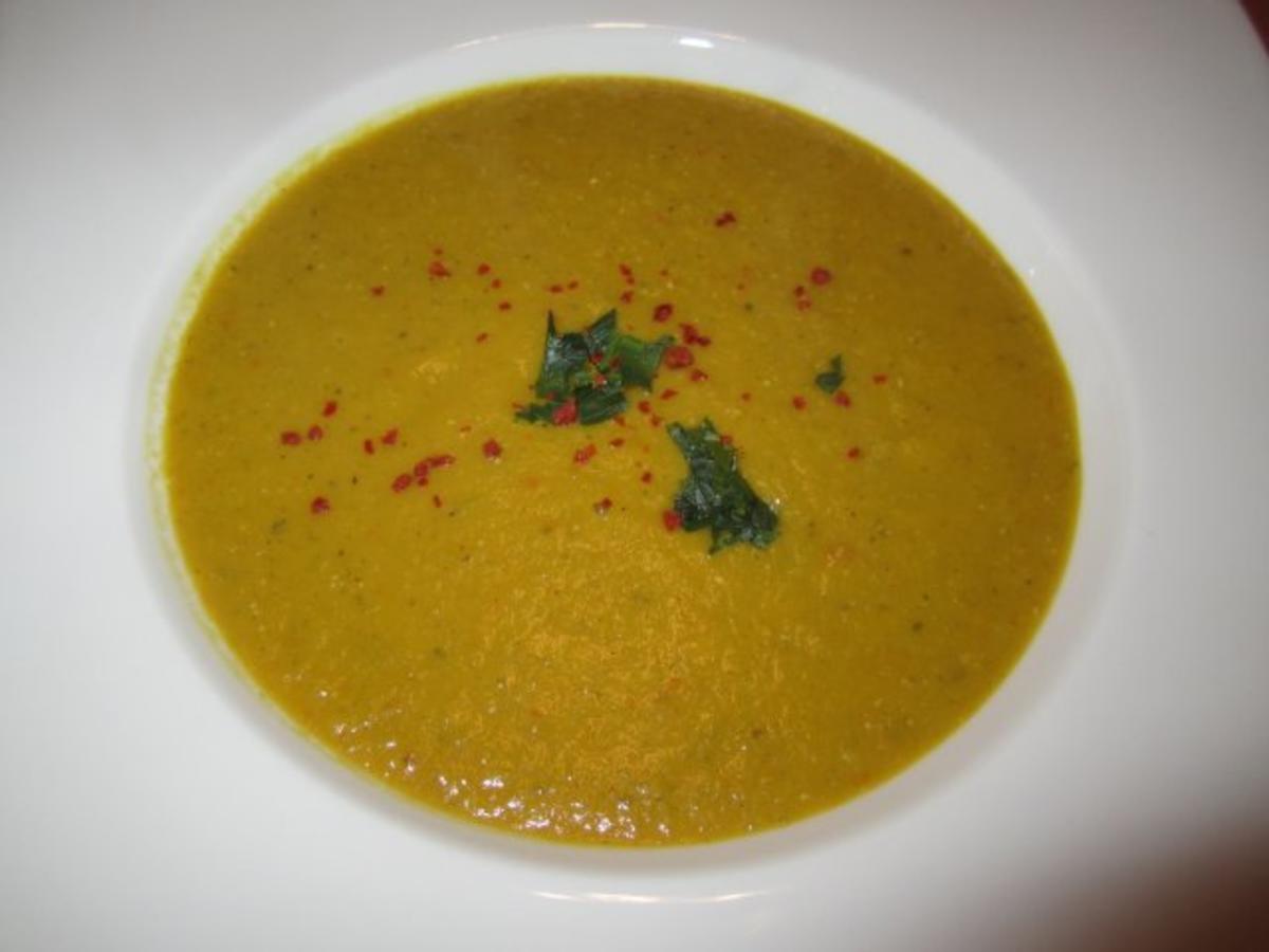 Kürbis-Kokos-Suppe mit roten Linsen - Rezept - Bild Nr. 10