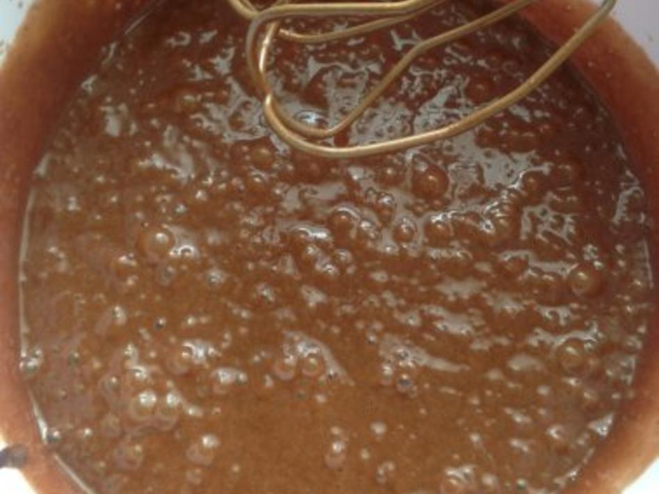 Schoko kaffee Kuchen mit Vanillesahne - einfach - von nannsi
