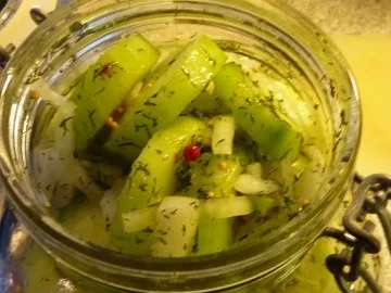 Rezept: Vorrat: Senfgurken Bild Nr. 3 Vorrat: Senfgurken - Rezept - Bild Nr. 3
