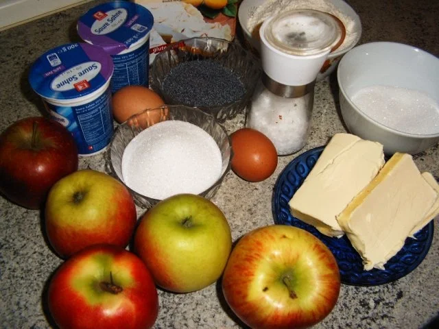 Rezept: Apfel-Mohntarte Bild Nr. 3 Apfel-Mohntarte - Rezept - Bild Nr. 3