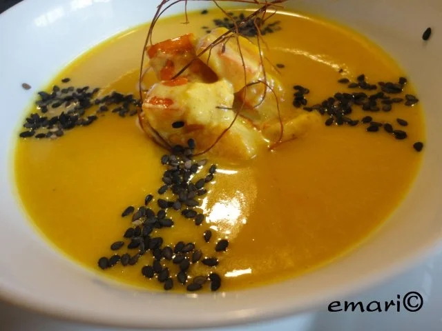 Rezept: Orientalische Kürbis Creme Suppe Bild Nr. 2 Orientalische Kürbis Creme Suppe - Rezept - Bild Nr. 2