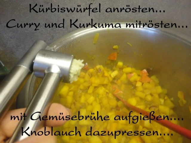 Rezept: Orientalische Kürbis Creme Suppe Bild Nr. 8 Orientalische Kürbis Creme Suppe - Rezept - Bild Nr. 8