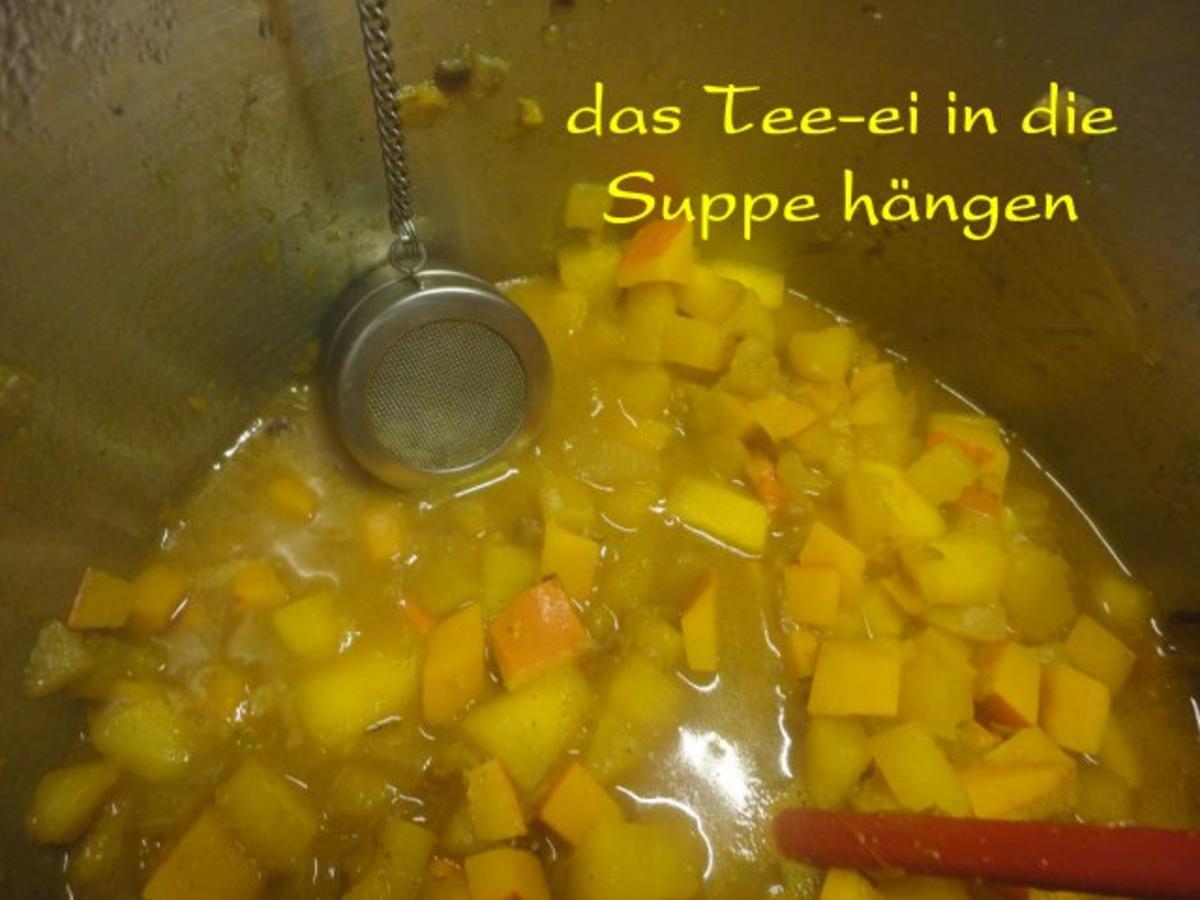 Orientalische Kürbis Creme Suppe - Rezept - Bild Nr. 9