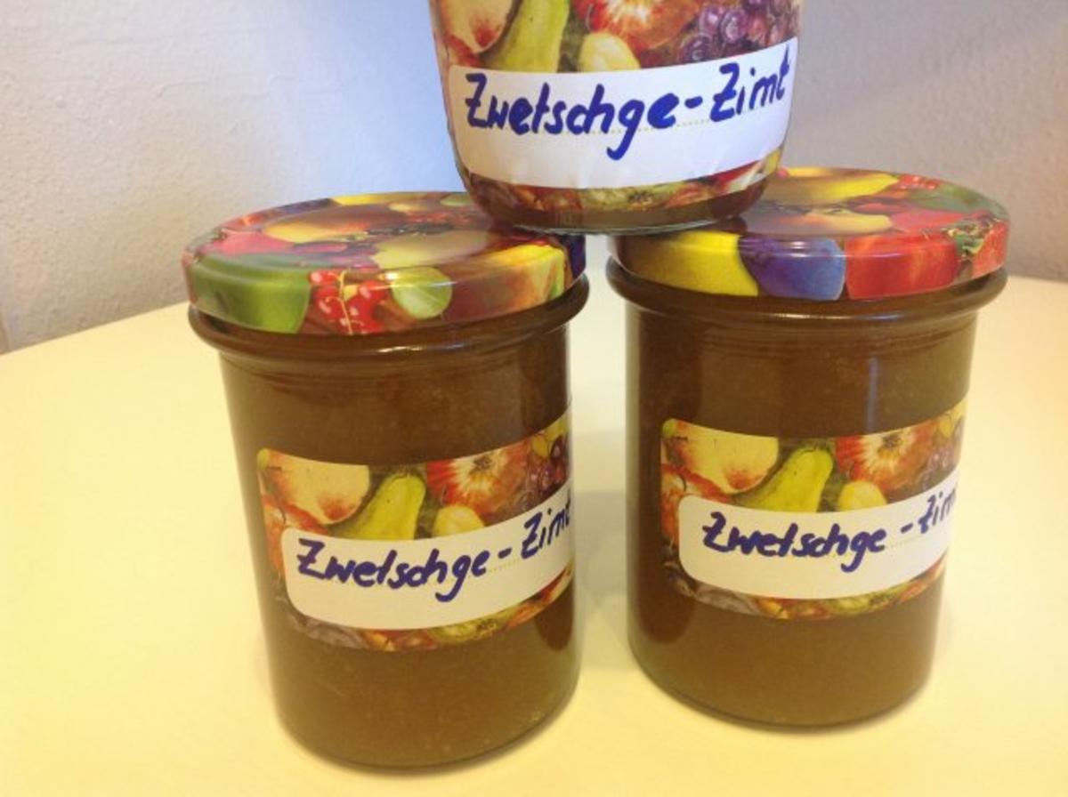 Zimt - Zwetschgen - Marmelade - Rezept