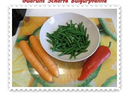 Gemüse: Scharfe Bulgurpfanne - Rezept - Bild Nr. 4