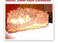 Kuchen: Schoko-Kokos-Zebrakuchen - Rezept