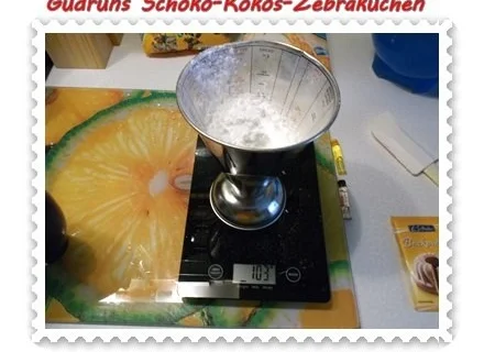 Kuchen: Schoko-Kokos-Zebrakuchen - Rezept - Bild Nr. 6