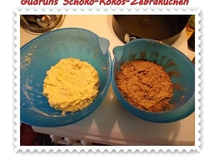 Kuchen: Schoko-Kokos-Zebrakuchen - Rezept - Bild Nr. 8