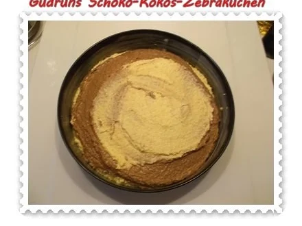 Kuchen: Schoko-Kokos-Zebrakuchen - Rezept - Bild Nr. 9
