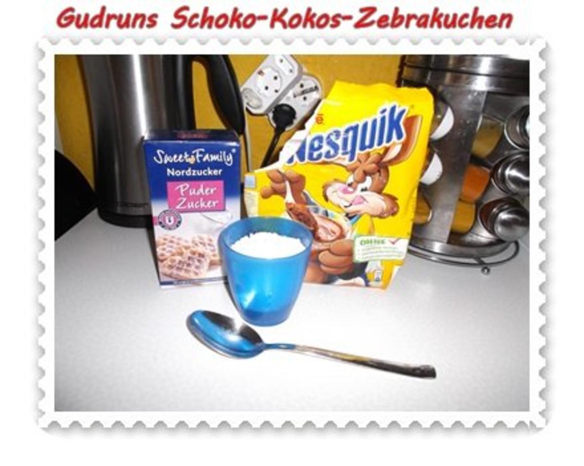 Kuchen: Schoko-Kokos-Zebrakuchen - Rezept - Bild Nr. 10