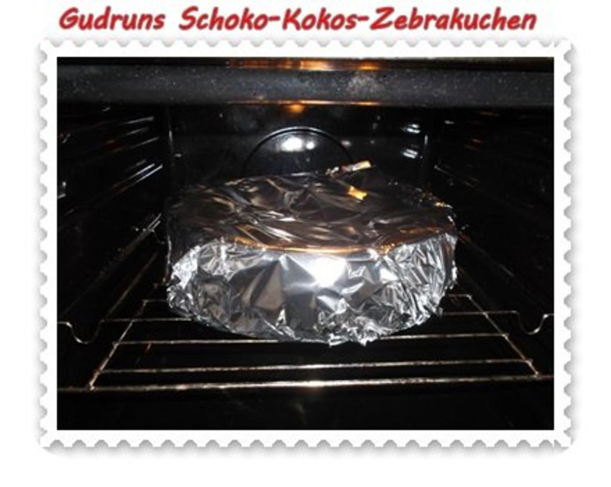 Kuchen: Schoko-Kokos-Zebrakuchen - Rezept - Bild Nr. 11