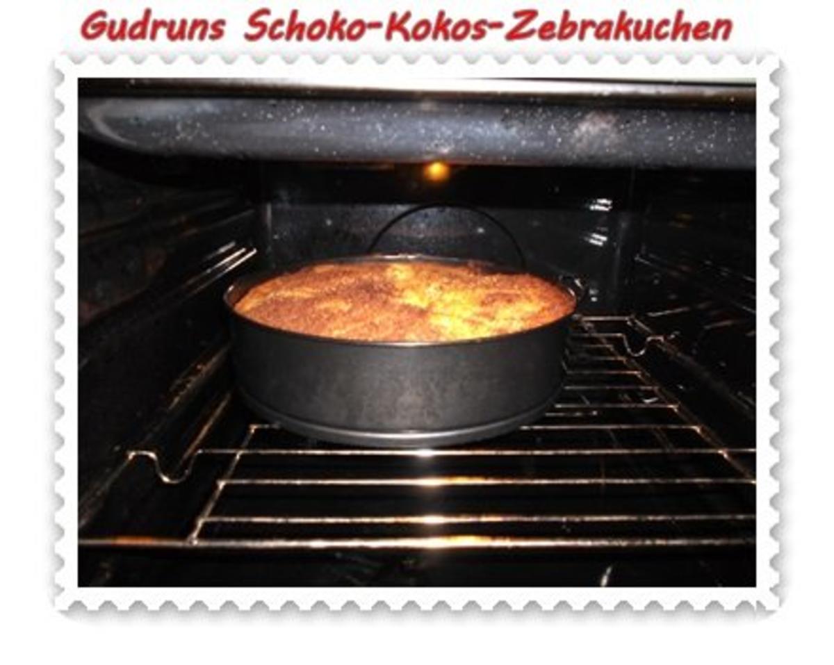 Kuchen: Schoko-Kokos-Zebrakuchen - Rezept - Bild Nr. 12