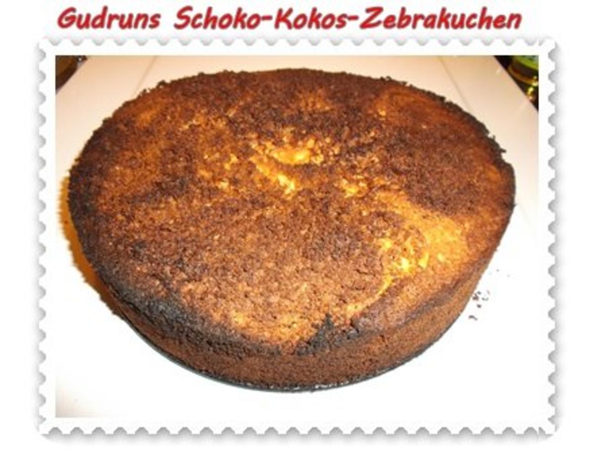 Kuchen: Schoko-Kokos-Zebrakuchen - Rezept - Bild Nr. 13