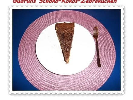 Kuchen: Schoko-Kokos-Zebrakuchen - Rezept - Bild Nr. 14