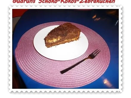 Kuchen: Schoko-Kokos-Zebrakuchen - Rezept - Bild Nr. 15