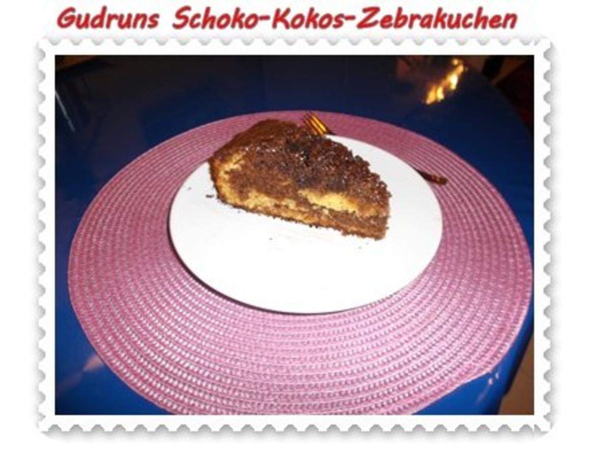 Kuchen: Schoko-Kokos-Zebrakuchen - Rezept - Bild Nr. 16