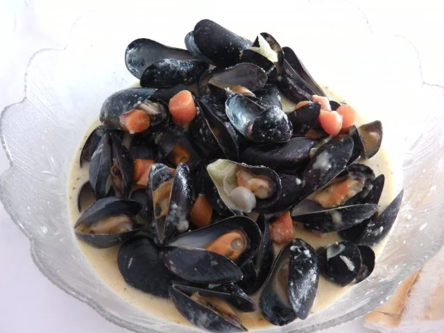 Erikas Miesmuscheln in "dicker" Weißweinsoße (Sydvestjyske Blåmuslinger deluxe) - Rezept - Bild Nr. 17