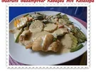 Fisch: Gedämpfter Kabeljau mit Käsesoße - Rezept