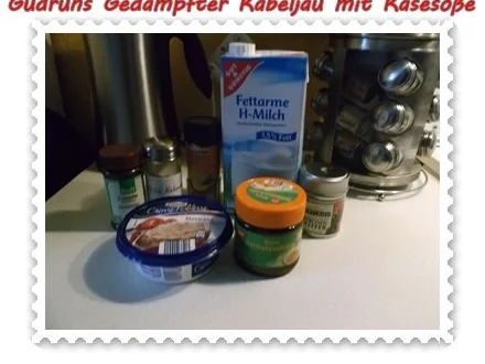 Rezept: Fisch: Gedämpfter Kabeljau mit Käsesoße Bild Nr. 8 Fisch: Gedämpfter Kabeljau mit Käsesoße - Rezept - Bild Nr. 8