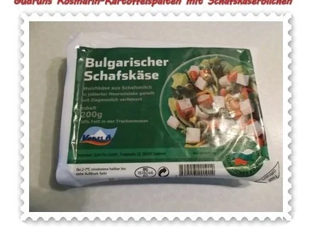 Kartoffeln: Rosmarin-Kartoffelspalten mit Schafskäseröllchen - Rezept - Bild Nr. 5