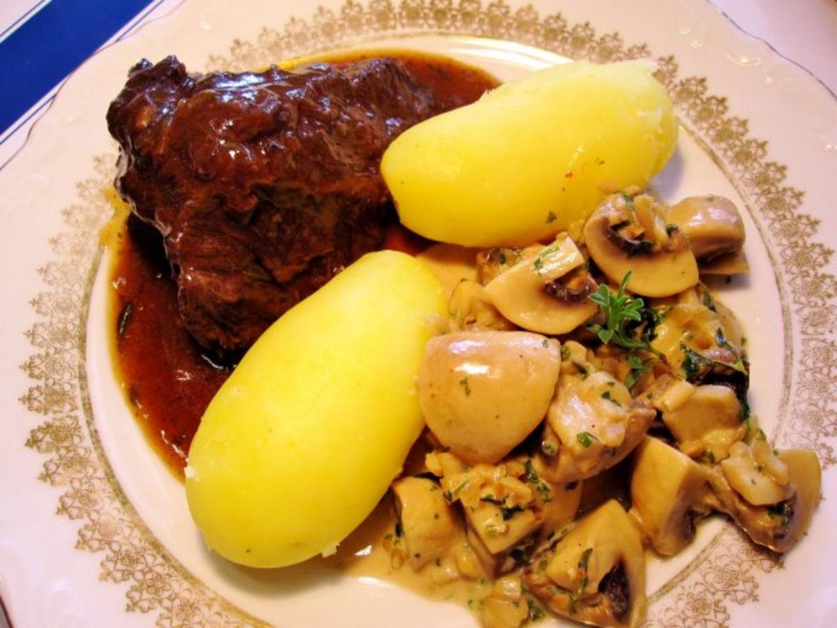 Champignons in Kräuter-Rahm ... - Rezept - kochbar.de