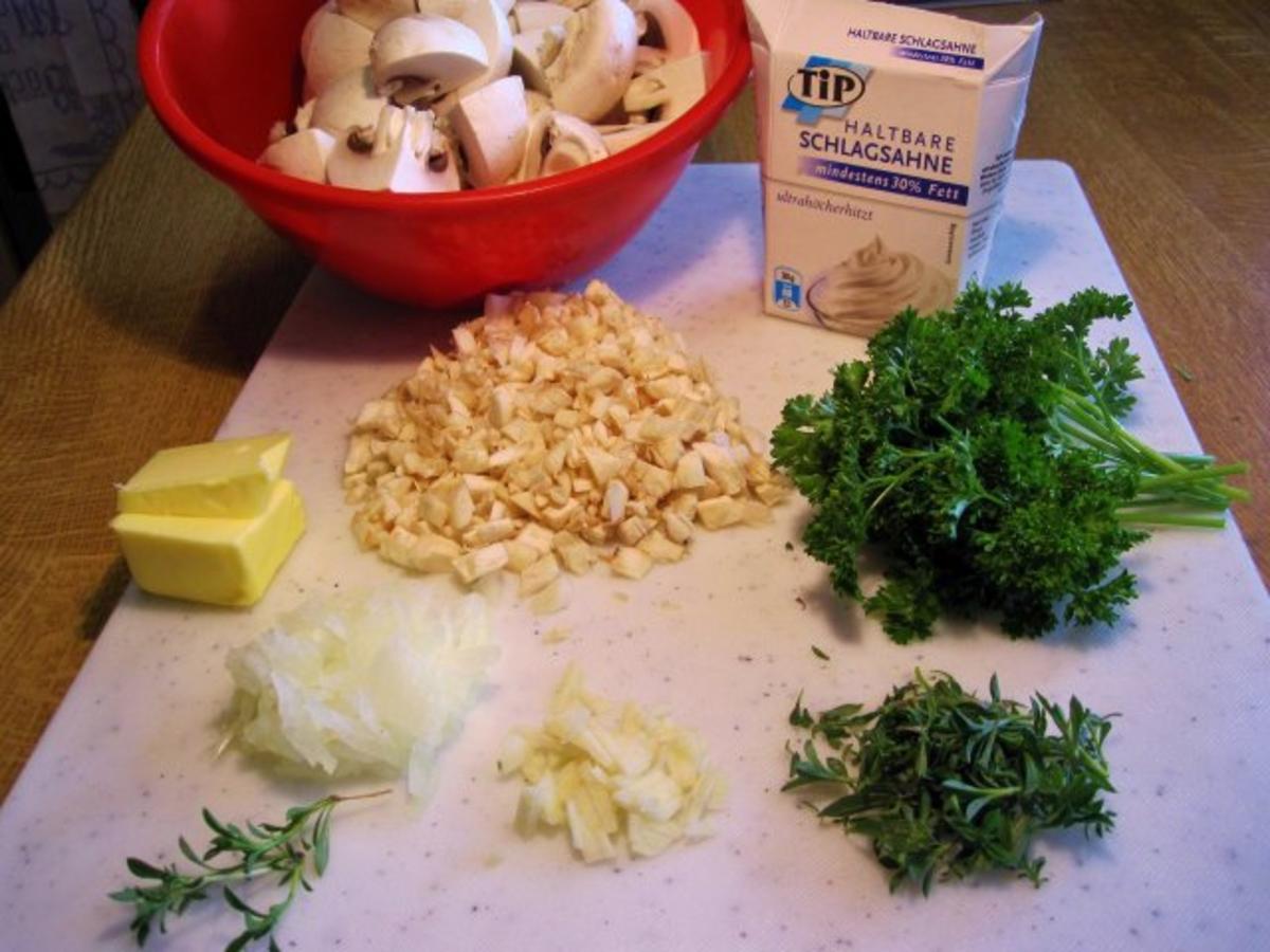 Champignons in Kräuter Rahm - schnell &amp; einfach - von mimi