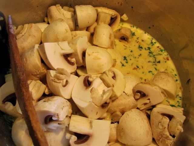 Champignons in Kräuter-Rahm ... - Rezept - Bild Nr. 5