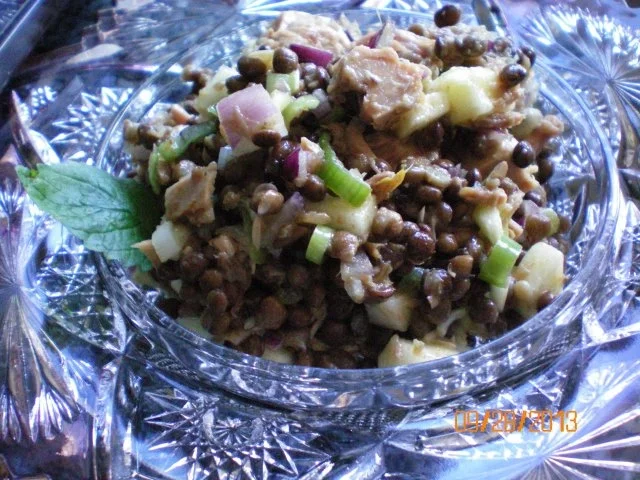 Salat:Linsensalat mit Thunfisch - Rezept