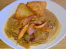 Kotelett in Apfel-Weinsoße - Rezept