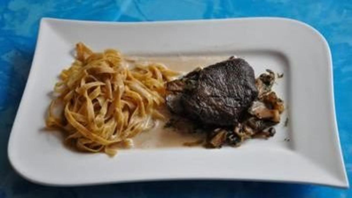 Kochen: Steinpilztagliatelle mit Trüffelöl Austernpilzen und ...