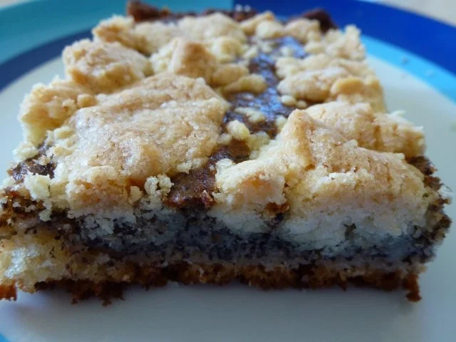 Streusel-Mohn-Marzipankuchen - Rezept